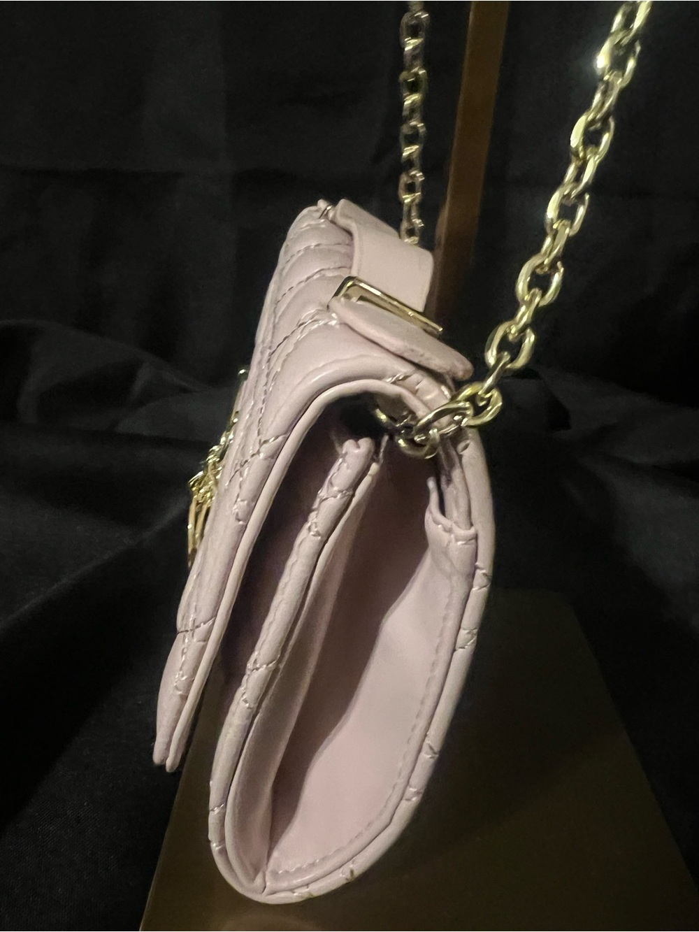 Dior Pale Pink Quilted Leather Crossbody with Gold Hardware - Picture 5 of 12